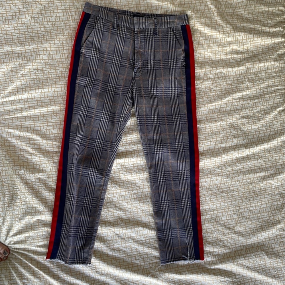 Mother Shaker Prep Fray with side stripe